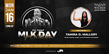 41st Annual MLK Day of Celebration at the Madam Walker Legacy Center