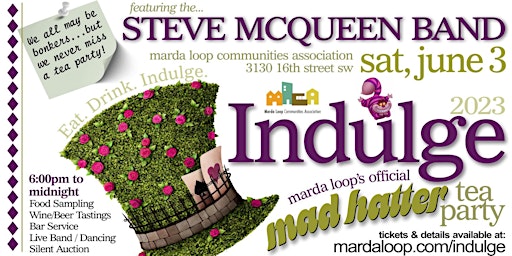 INDULGE 2023 - Marda Loop's Official Mad Hatter's Tea Party primary image