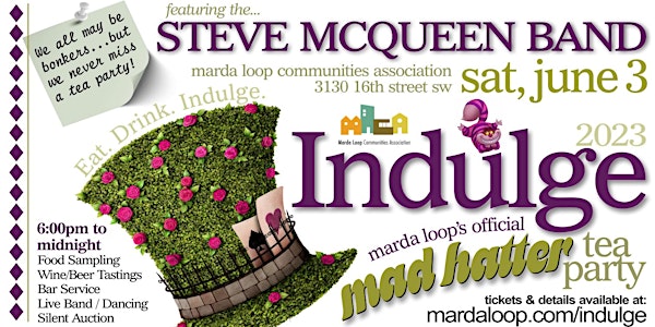 INDULGE 2023 - Marda Loop's Official Mad Hatter's Tea Party