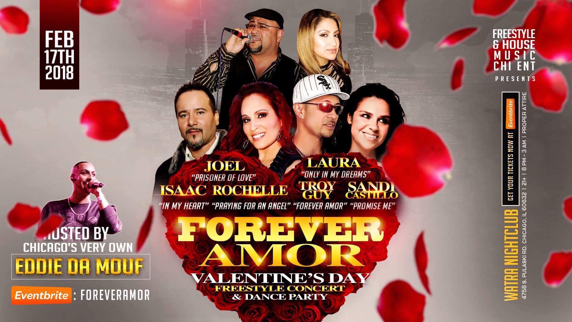 FOREVER AMOR VALENTINE'S FREESTYLE CONCERT & DANCE PARTY