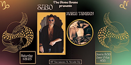 The Stone House presents: SABO + MARIA TAMBIEN