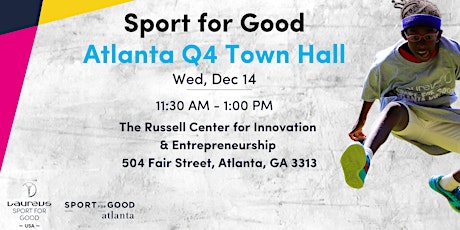 Sport for Good Atlanta Q4 Townhall