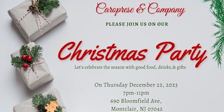 Caroprese & Company Christmas Party