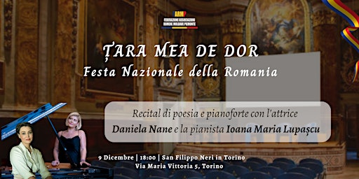 Țara mea de dor - 1 Dicembre Festa Nazionale della Romania