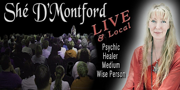 Shé D'Montford Appearing at Sanctuary Spiritualst Church