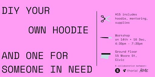 DIY Your Own Hoodie - And One for Someone in Need