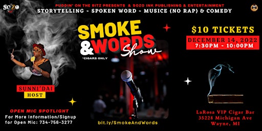 The "Smoke & Words" Show