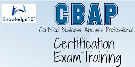 CBAP Exam Prep Course - Winter 2018 primary image