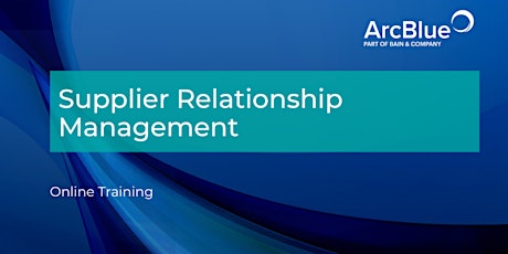 ArcBlue | Supplier Relationship Management