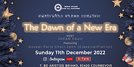 Christmas Carol service - The Dawn of a New Era