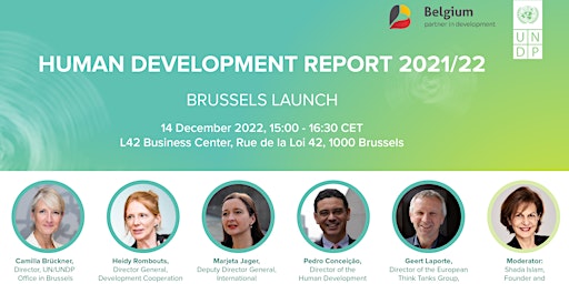 Brussels launch of the Human Development Report 2021/22