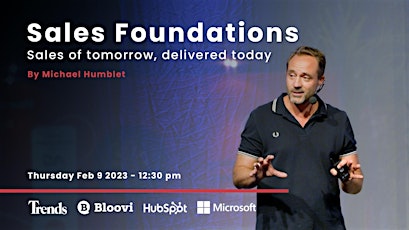 Sales Foundations - Sales of Tomorrow, delivered today