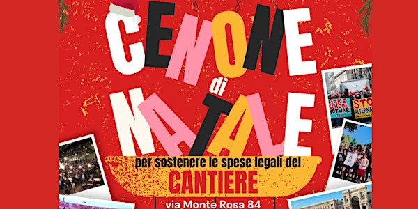 Domenica 18 dicembre Cenone di Natale al Cantiere!