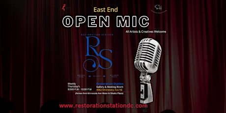 East End Open Mic @ Restoration Station Gallery & Meeting Room