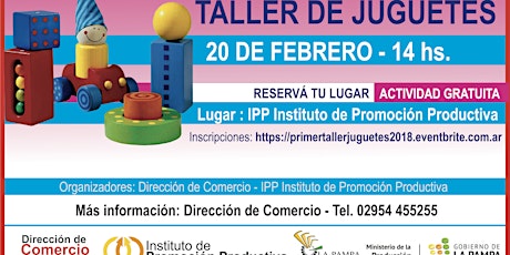 Imagen principal de 1° Clínica Taller de Juguetes de 2018