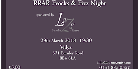 RRAR Frocks & Fizz Night primary image