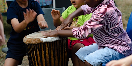 African drumming workshop for families