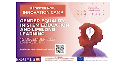 INNOVATION CAMP: GENDER EQUALITY IN STEM EDUCATION AND LIFELONG LEARNING