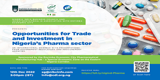 OPPORTUNITIES FOR TRADE AND INVESTMENT IN NIGERIA'S PHARMA SECTOR