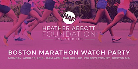 Heather Abbott Foundation Boston Marathon Watch Party primary image