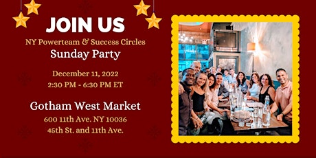 Imagen principal de December Holiday In-Person Sunday Party with the NY Power Team
