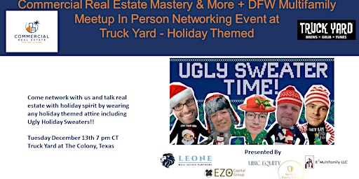 December - Monthly In Person Meetup - CREM& More + DFW Multifamily Network primary image