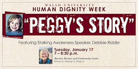 Human Dignity Week: Peggy's Story primary image