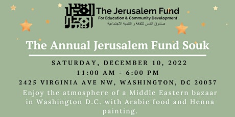 The Annual Jerusalem Fund Souk 2022
