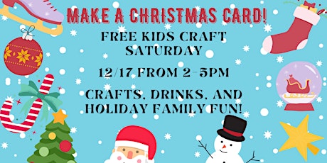 Free Kids Crafts Saturdays: Christmas Cards