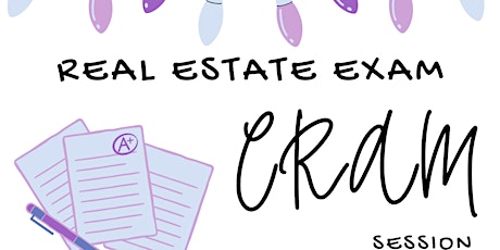 Real Estate Exam Cram Session (December Session) primary image