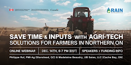 Save Time & Inputs with Agri-Tech: Solutions for Farmers in Northern ON