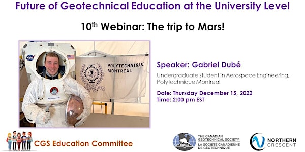 Webinar 10: Future of Geotechnical Education at the University Level