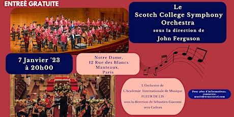 FREE CONCERT: Scotch Collage Orchestra and the Local Fleur de Lis Orchestra