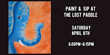 Paint & Sip at The Lost Paddle - Blue Elephant