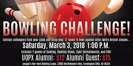 Phoenix For Life Alumni Bowling Challenge! primary image