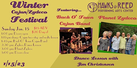 Winter Cajun/Zydeco Festival at Hawks & Reed