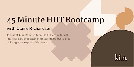 45 Minute HIIT Bootcamp with Claire Richardson