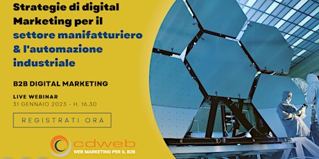 Digital Marketing per il settore manifatturiero e l'automazione industriale