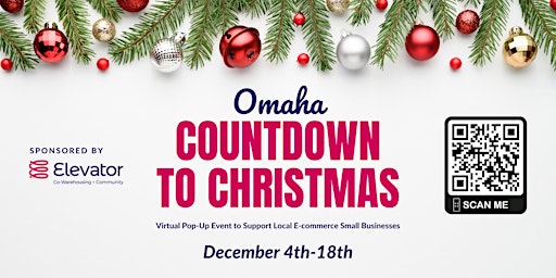 Omaha Countdown to Christmas - A Virtual Pop-Up Event to Support Local