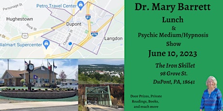 Lunch w/Dr. Mary Barrett, Psychic Medium/Master Hypnotist primary image