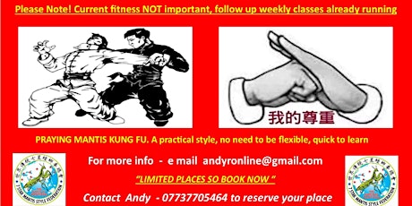 Beginners Introduction To Kung Fu primary image