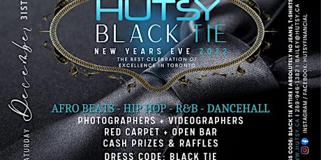 Hutsy - Black Tie NYE Party