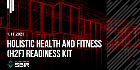 Imagen principal de Holistic Health and Fitness (H2F) Readiness Kit Webinar