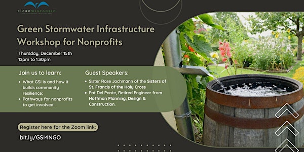 Green Stormwater Infrastructure Workshop for Nonprofits