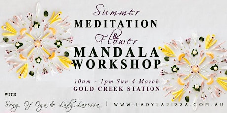Meditation & Flower Mandala Workshop primary image
