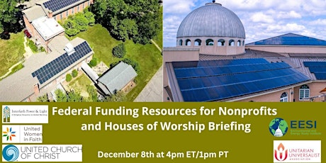 Energy Work Federal Funding Resources For  Houses of Worship