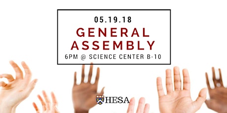 HESA General Assembly May '18 (Online & On Campus) primary image
