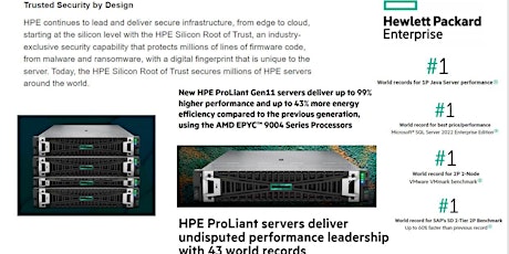 ProLiant Gen11 - New Standards in Performance and Security