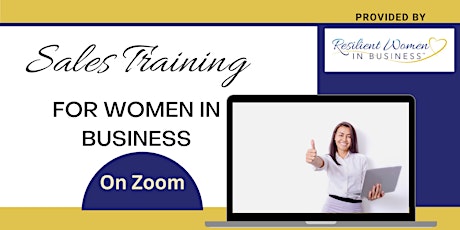 Sales Training for Women In Buisness!