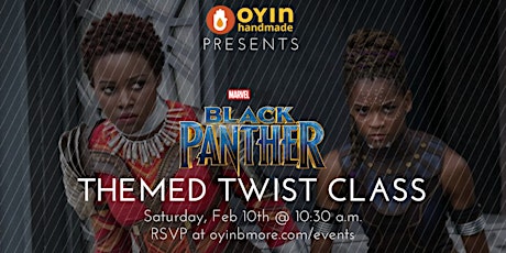 Black Panther Theme Twist Class at Oyin Handmade primary image